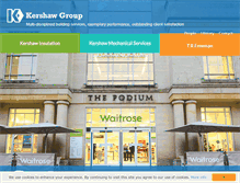 Tablet Screenshot of kershaw-grp.co.uk